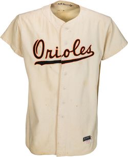 New pickup: Orioles team issued Throwback the Clock 1969 away jersey.  Absolute beauty : r/baseballunis