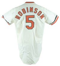 2014 Baltimore Orioles Jersey Worn in 60th Anniversary Ceremonies, Lot  #12680