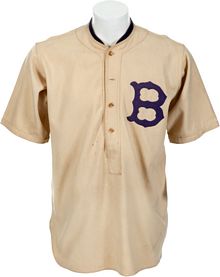 1949 Boston Braves GAMER jersey Horace Partridge Samders A2600