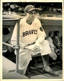 1949 Boston Braves GAMER jersey Horace Partridge Samders A2600