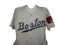 1949 Boston Braves GAMER jersey Horace Partridge Samders A2600