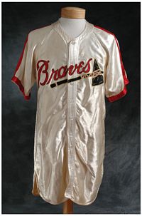 1949 Boston Braves GAMER jersey Horace Partridge Samders A2600