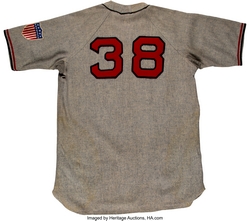 1943 STARS AND STRIPES MLB BASEBALL JERSEY SLEEVE PATCH