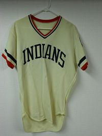 Framed Evolution History Cleveland Indians Uniforms Print — The