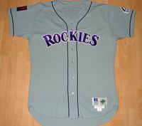 Colorado Rockies Stitch Purple Custom Baseball Jersey - Ethershirt