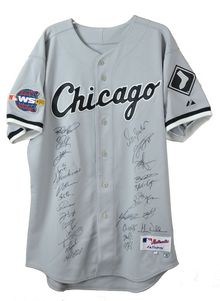 Chicago White Sox uniform 1980sremember when they wore these.. I have a  shirt like this in b…