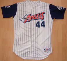 1997 Tim Salmon Anaheim Angels Authentic Russell MLB Jersey Size 44 – Rare  VNTG