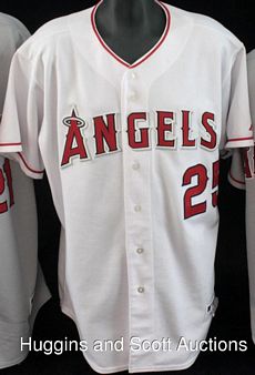 MLB Majestic Red Jersey 'Angels' Vintage