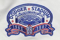 1987 Los Angeles Dodgers Stadium 25th Anniversary Jersey Sleeve
