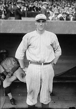 George Raft In New York Giants Baseball Uniform Portrait - Item #  VAREVCPBDGERAEC070