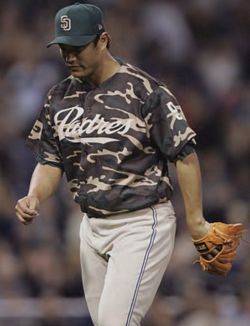 The Padres legendary camo uniforms