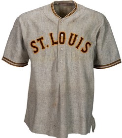 St Louis Browns Block Letters Jersey