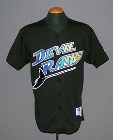 tampa bay devil rays uniforms