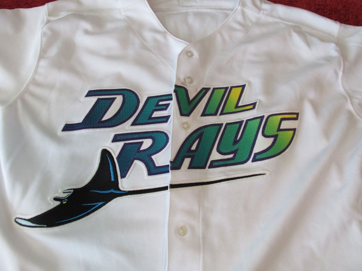Devil Rays First Jersey MLB Jersey & Cap History | MLBCollectors