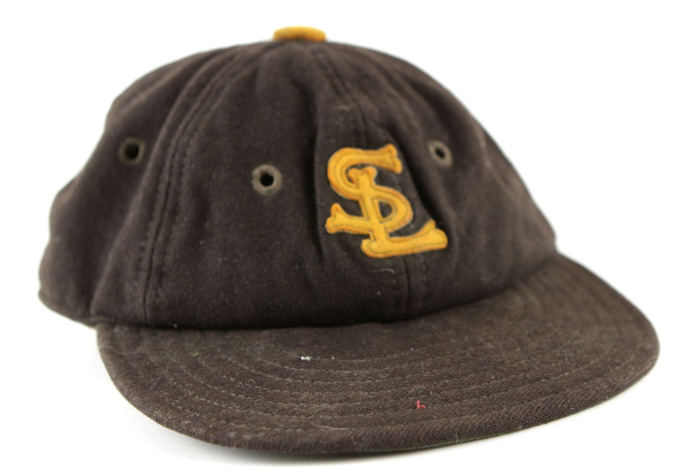 1946 St. Louis Browns Game Worn Cap.  Baseball Collectibles
