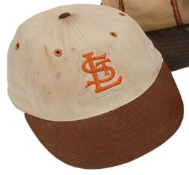 1952 St. Louis Browns Artwork: Color Block 100% Cotton Square Patch Hat
